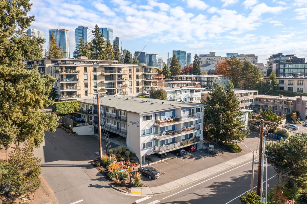 Boulevard 99 with the Bellevue skyline